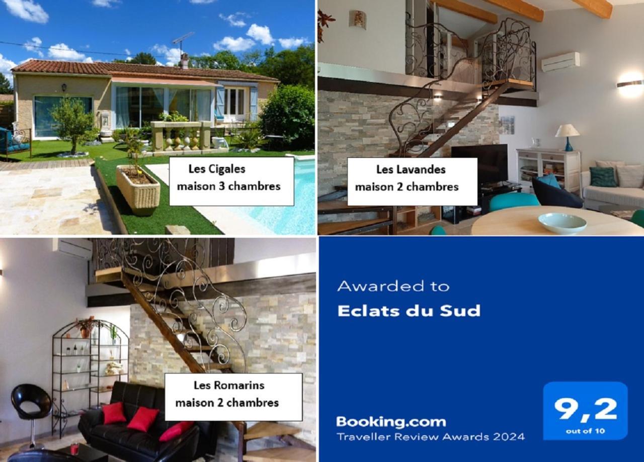 Eclats Du Sud Hebergements "Les Lavandes" Ou "Les Romarins" Meubles De Tourisme Classes 3 Etoiles Auriol Kültér fotó